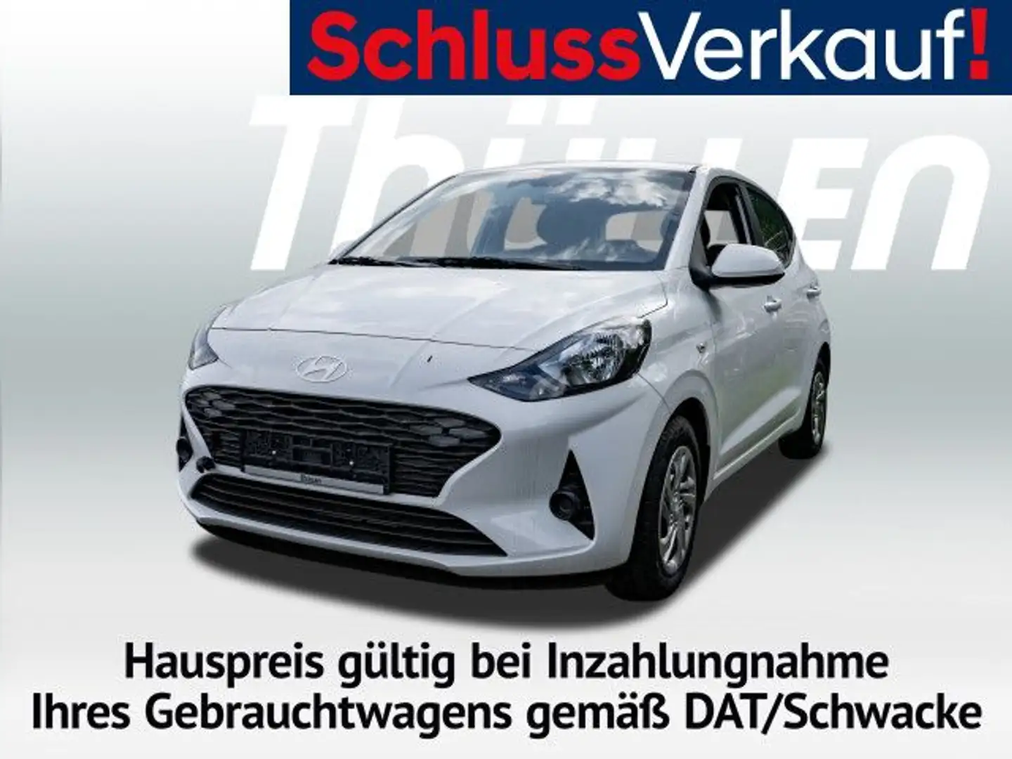 Hyundai i10 FL 1.0 GDi 5-MT 2WD Select Bluetooth Navi Weiß - 1