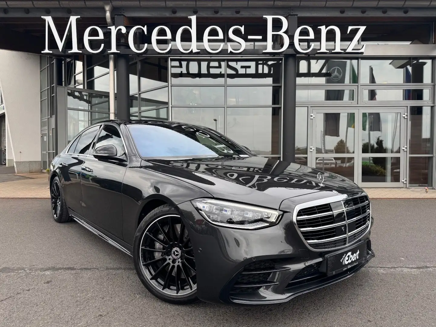 Mercedes-Benz S 580 e AMG+Pano+Digital+Burm+3D+AirM+HUD+360+ Gris - 1