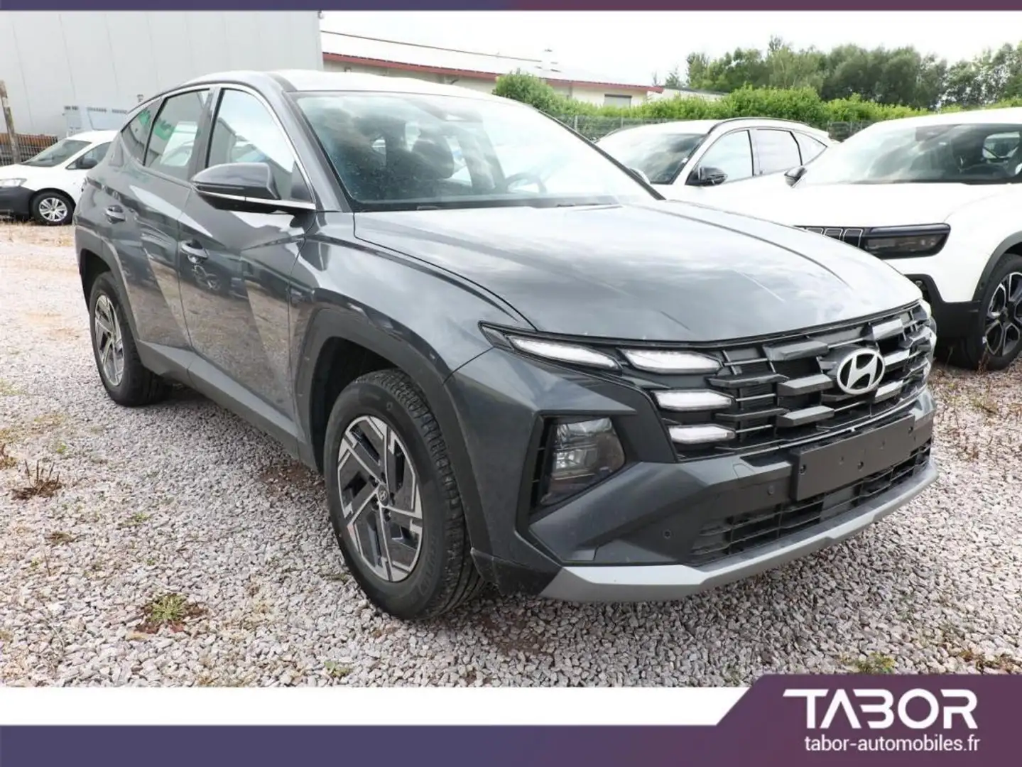 Hyundai TUCSON 1.6 HEV 215 DCT LED GPS cam PDC Gris - 2