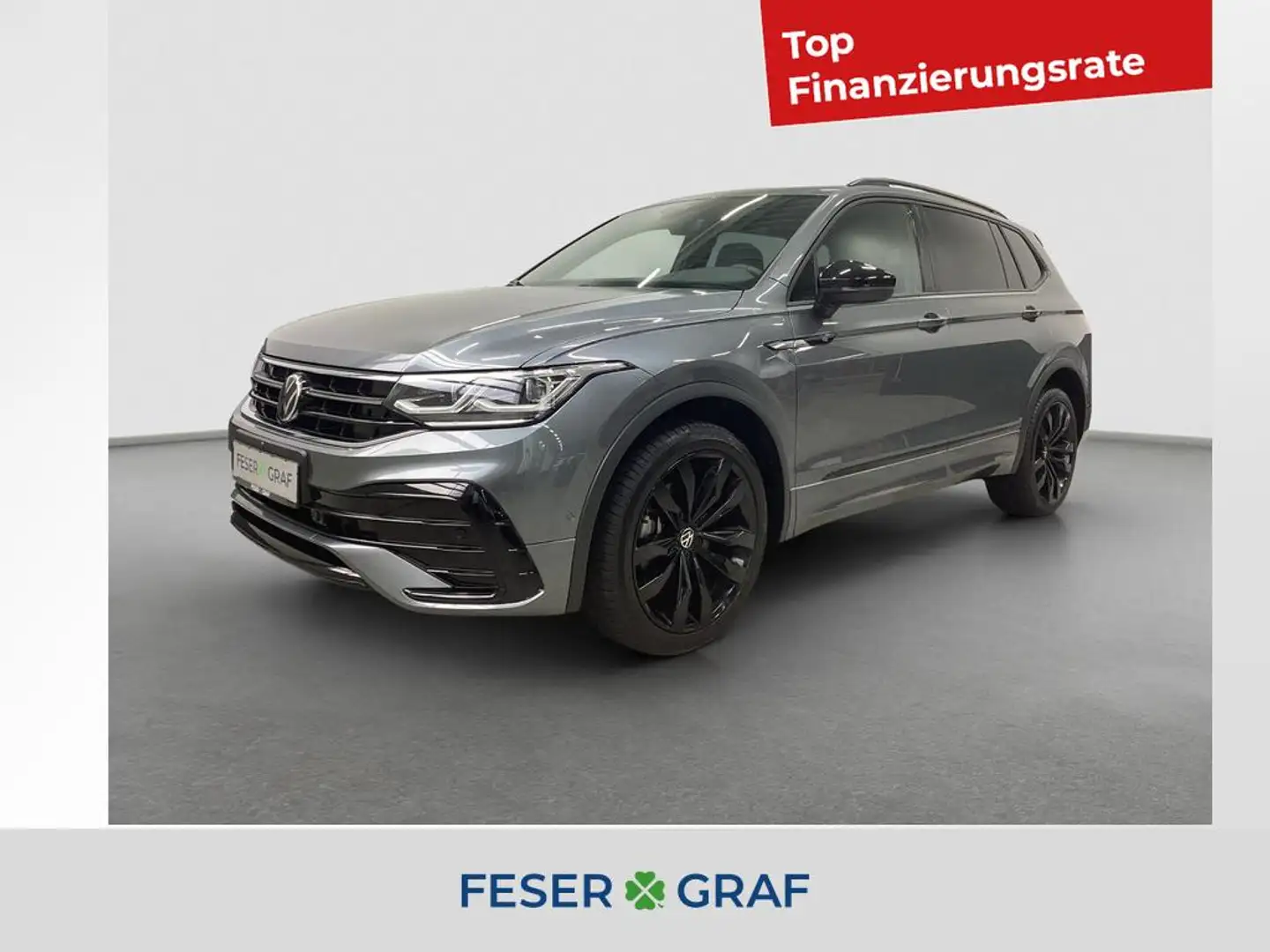 Volkswagen Tiguan Allspace R-Line 2.0TDI 142kW AHK Pano 7Si Grijs - 1