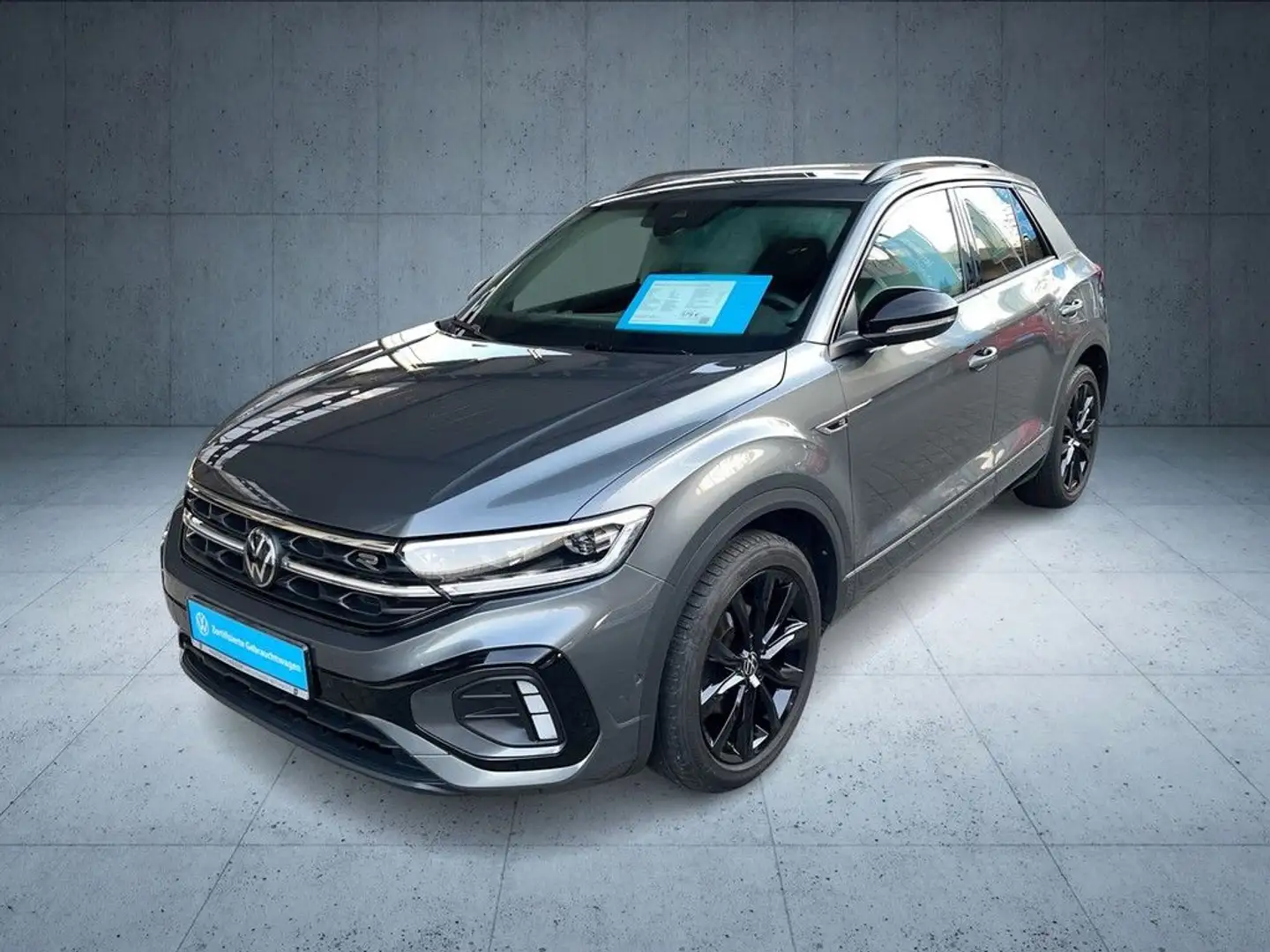 Volkswagen T-Roc 1.5 l TSI DSG R-Line Navi LED AHK Grau - 2
