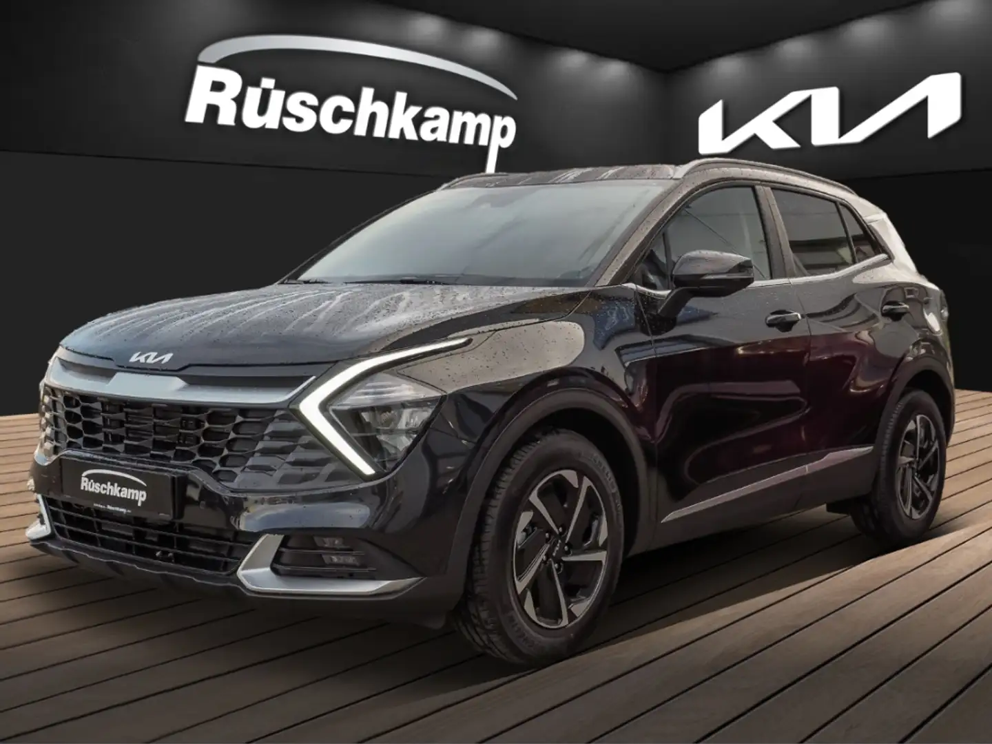 Kia Sportage Vision 1.6 T-GDI elekt.-Sitze Navi RückKam Voll-LE Noir - 1