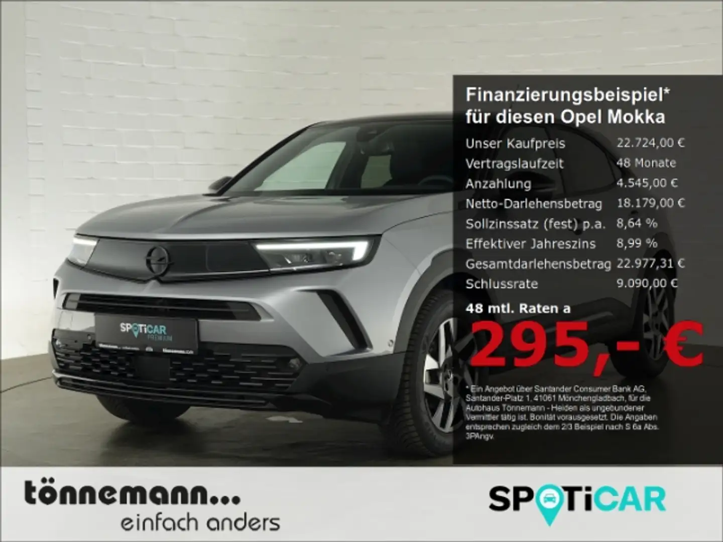 Opel Mokka B GS AT+RÜCKFAHRKAMERA+SITZ-/LENKRADHEIZUNG+KEYLES Grau - 1