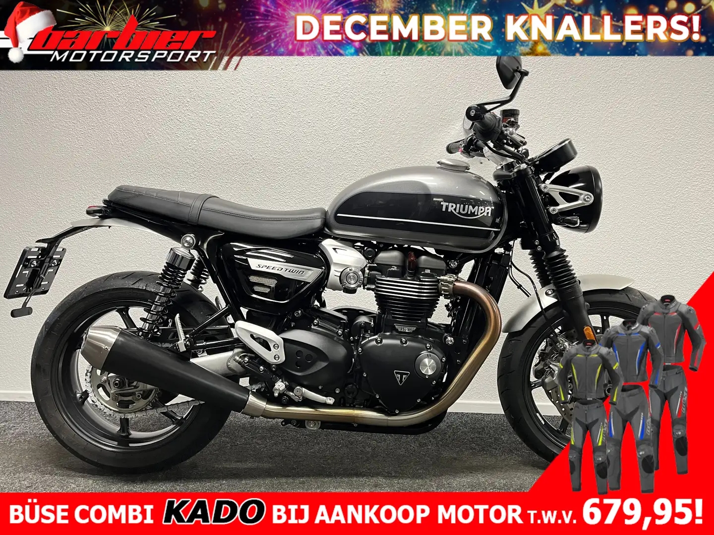 Triumph Speed Twin 1200 Gris - 1