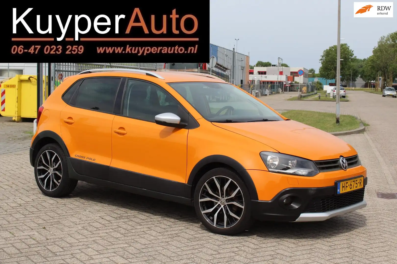 Volkswagen Polo Cross 1.2 vol opties Oranje - 1