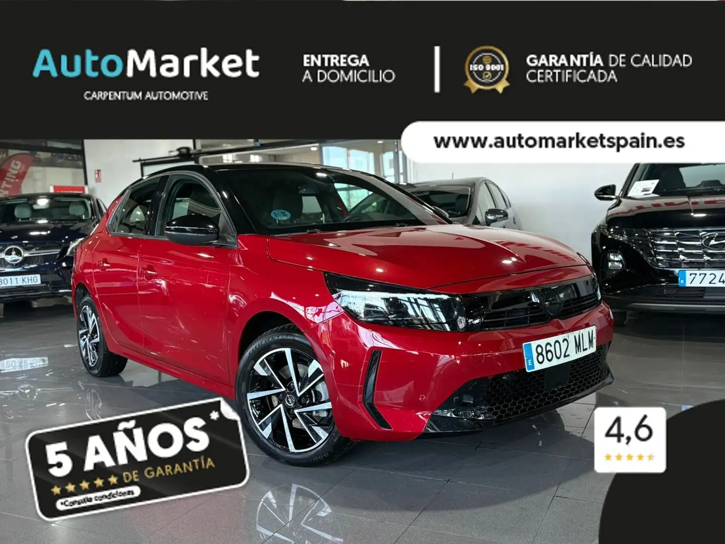 Opel Corsa GS	1.2T XHL 74KW (100CV) GS Rot - 1