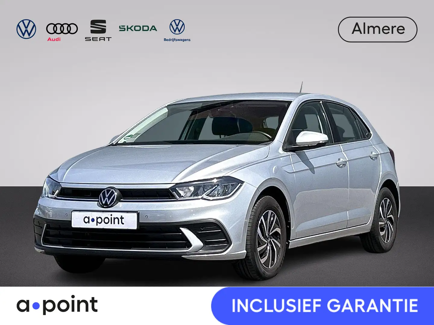 Volkswagen Polo 1.0 TSI Life | Carplay | Parkeersensoren | Cruise Grijs - 1