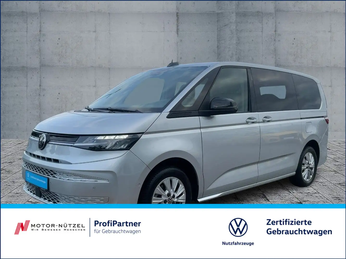 Volkswagen T7 Multivan T7 Multivan LÜ2.0TDI LED+NAV+ACC+SHZ+RFK+PLA+AHK Silber - 1