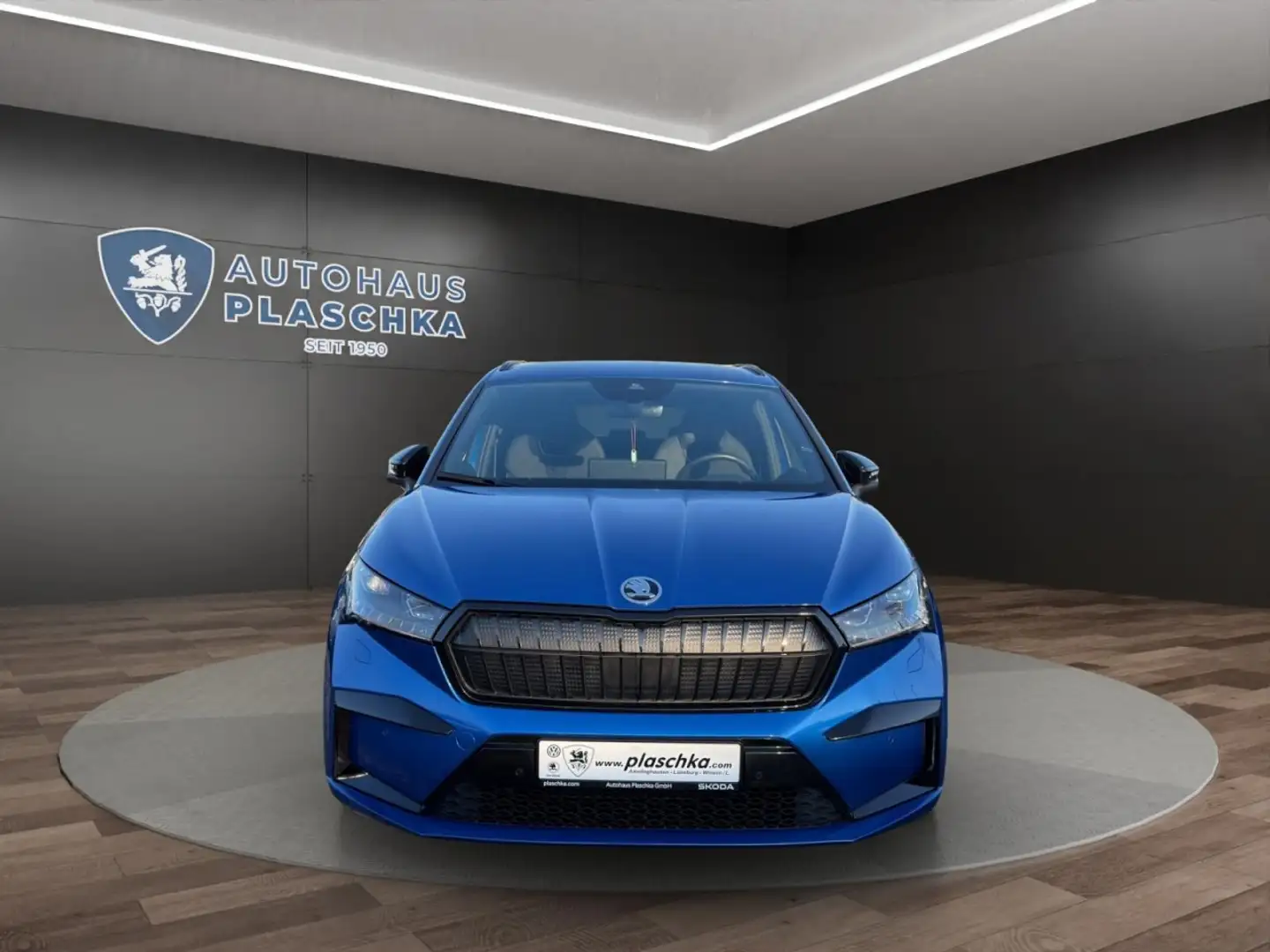 Skoda Enyaq 85 Sportline LED*NAVI*AHK Klima Navi Leder Blau - 2