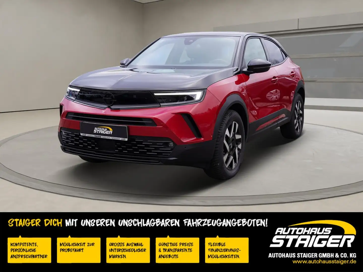 Opel Mokka -e GS-Line+Rückfahrkamera+Sitzheizung+ Rot - 1