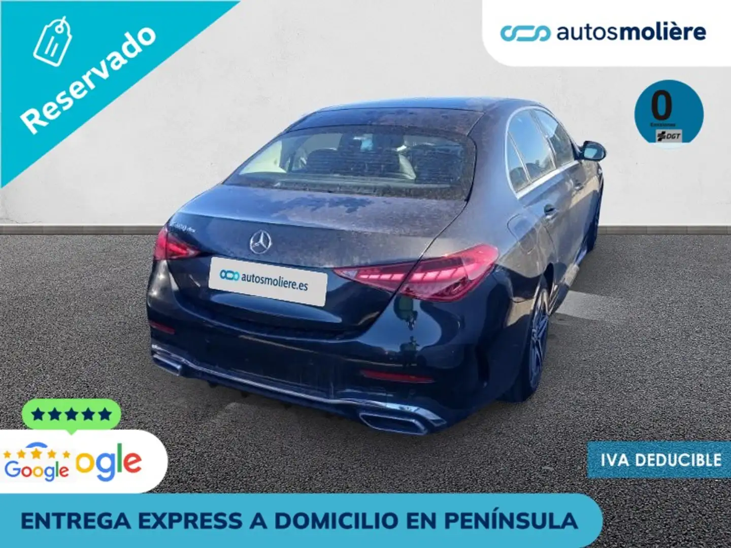 Mercedes-Benz C 300 de 9G-Tronic Gris - 2
