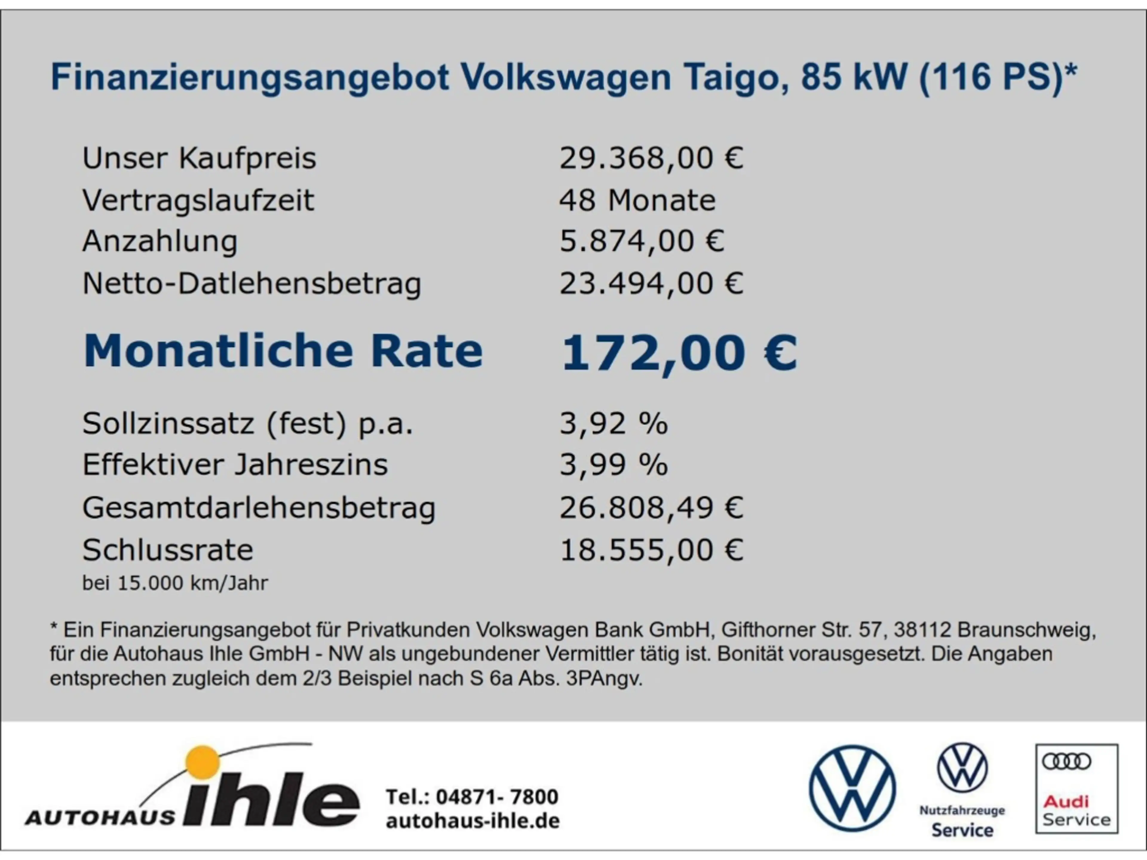 Volkswagen Taigo Energy 1,0 TSI DSG AHK+ACC+APP-Connect — photo 2