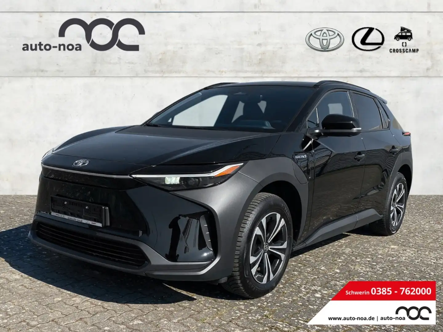 Toyota bZ4X FWD Navi Leder 360 Kamera LED El. Heckklappe Apple Чорний - 1