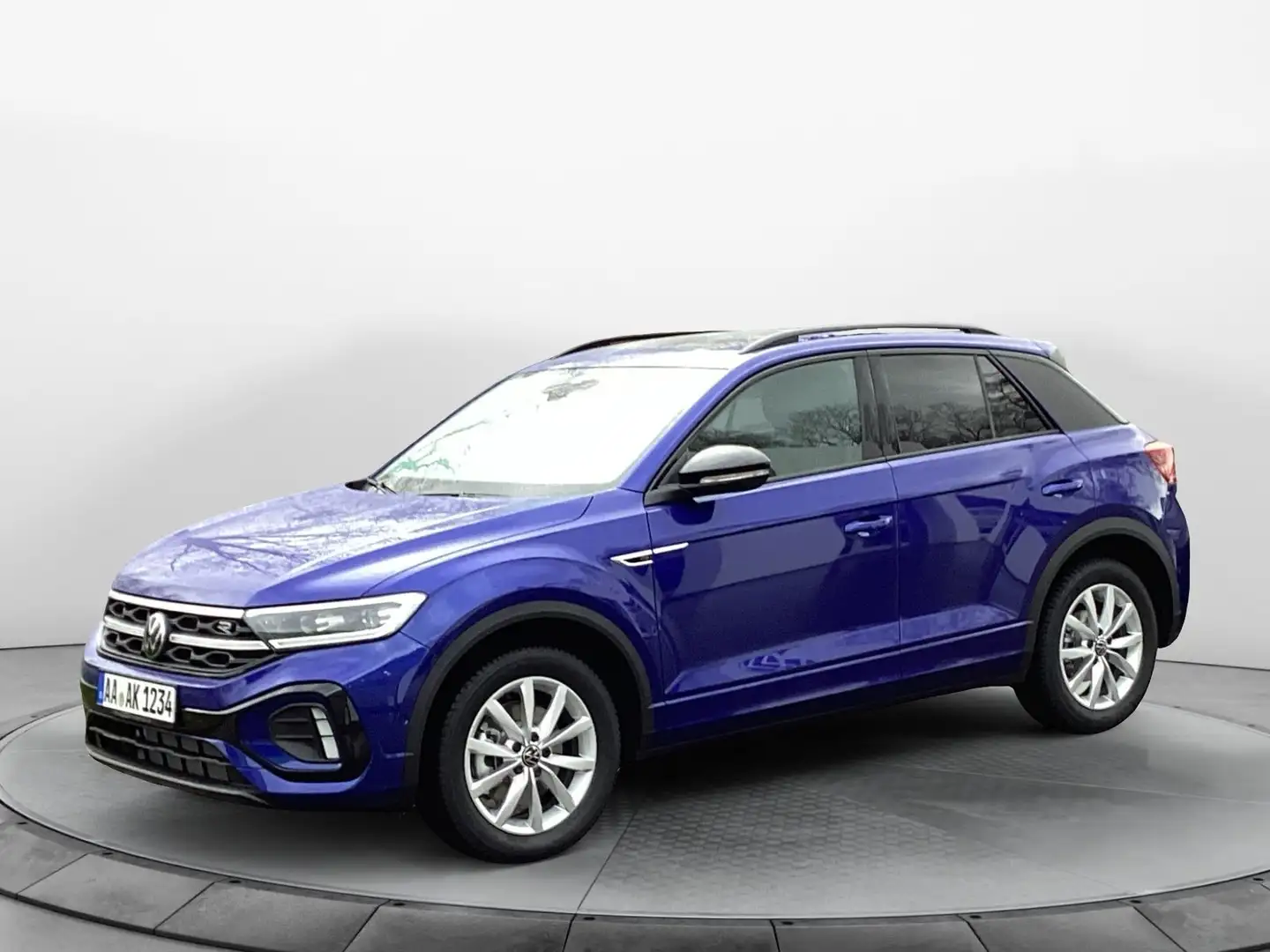 Volkswagen T-Roc 2.0TDI R-Line 4M DSG Pano Navi LED AHK Blau - 2