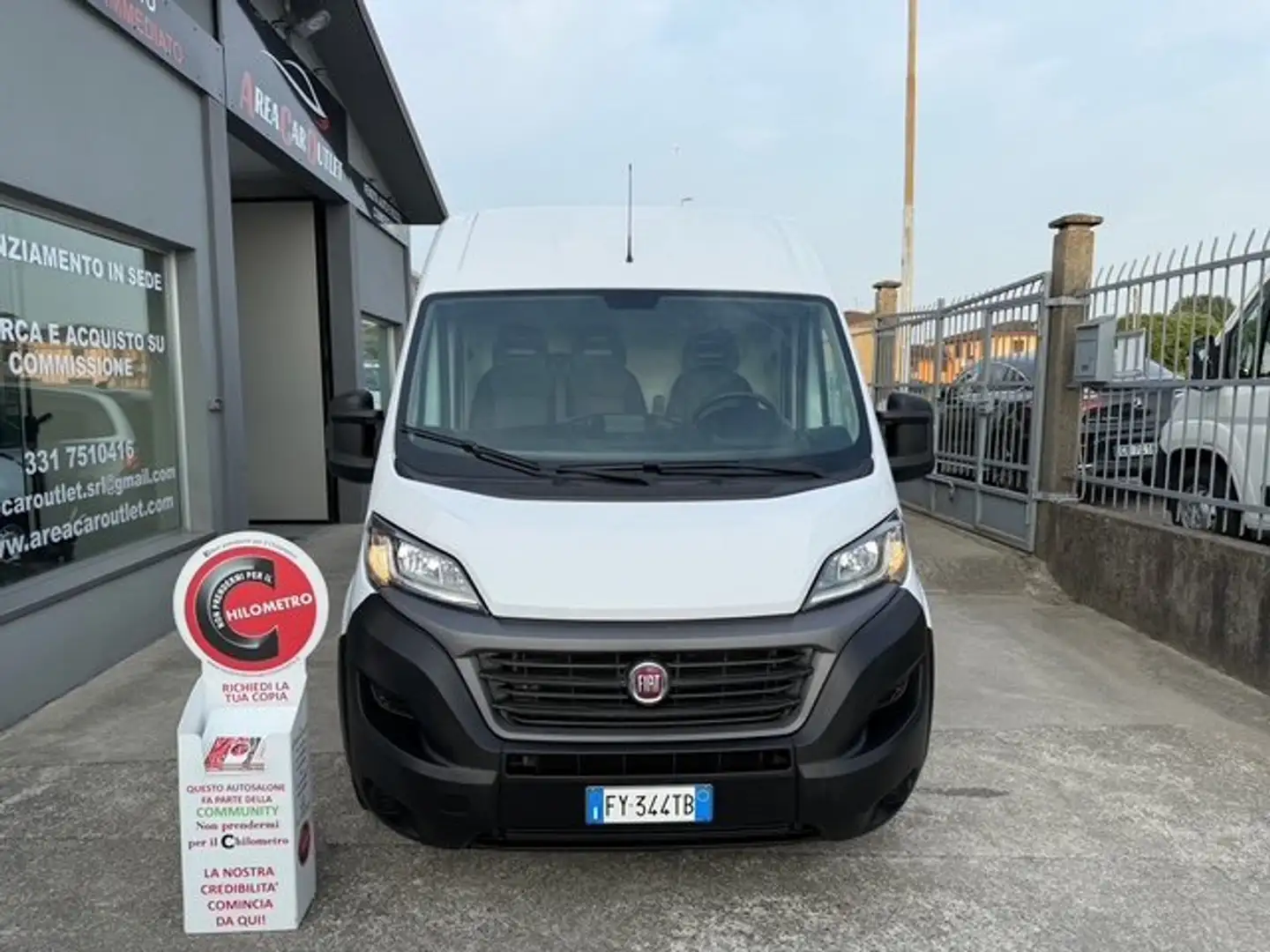 Fiat Ducato MAXI 35MH2 2.3Mjet 140CV*PORTATA 1425KG*TELECAMERA Bianco - 2