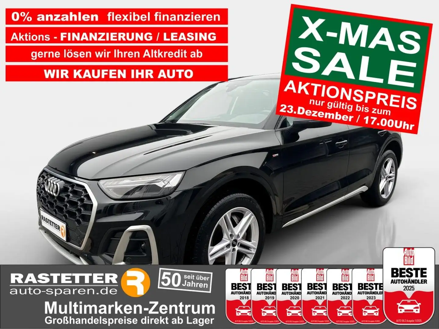 Audi Q5 40 TDI quattro S line Business+Matrix+19Z+Soundsys Schwarz - 1