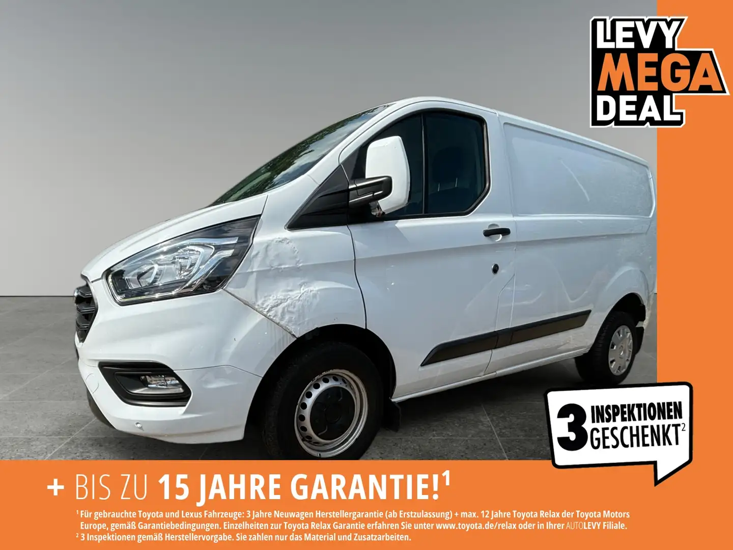 Ford Transit Custom Kastenwagen +RFK+Tempomat+ Weiß - 2