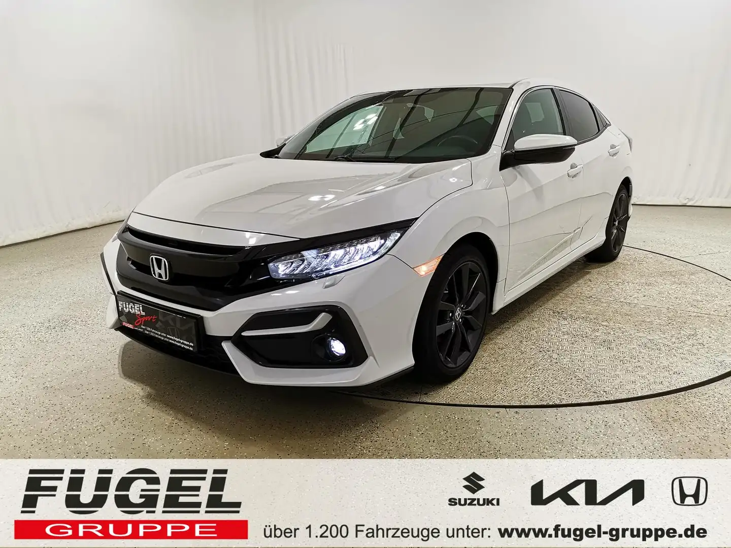 Honda Civic 1.0 VTEC Elegance FACELIFT Navi|ACC|RFK|Klimaaut. Bianco - 1