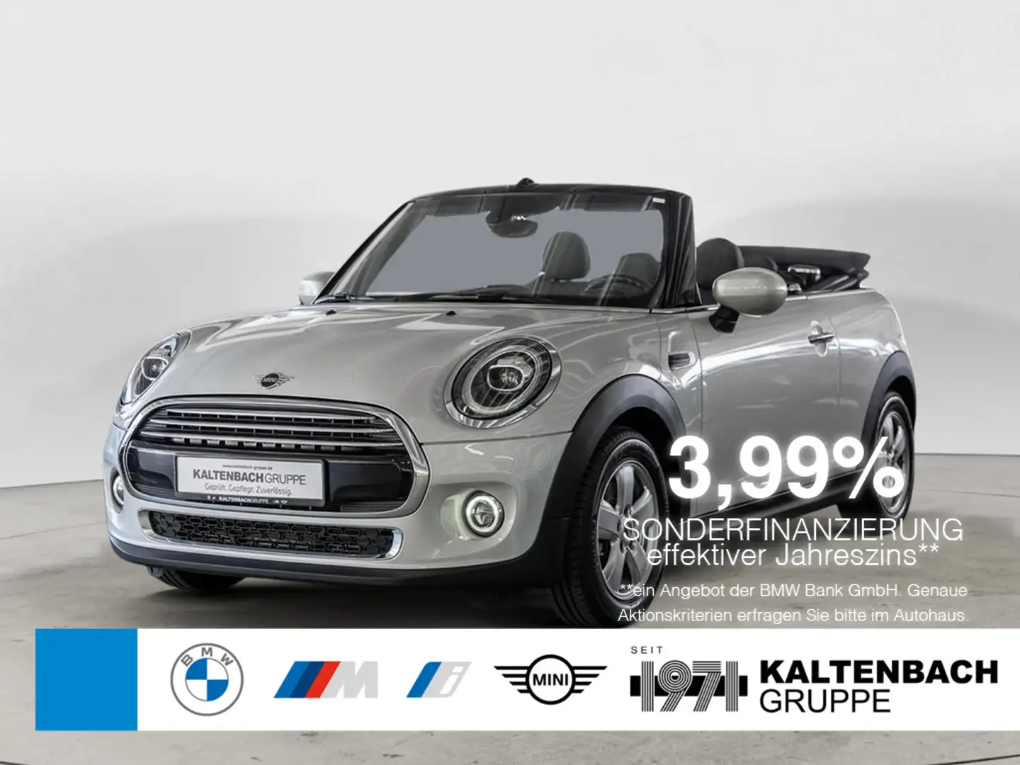 MINI Cooper Cabrio Salt LED NAVI SHZ PDC KLIMA Silber - 1