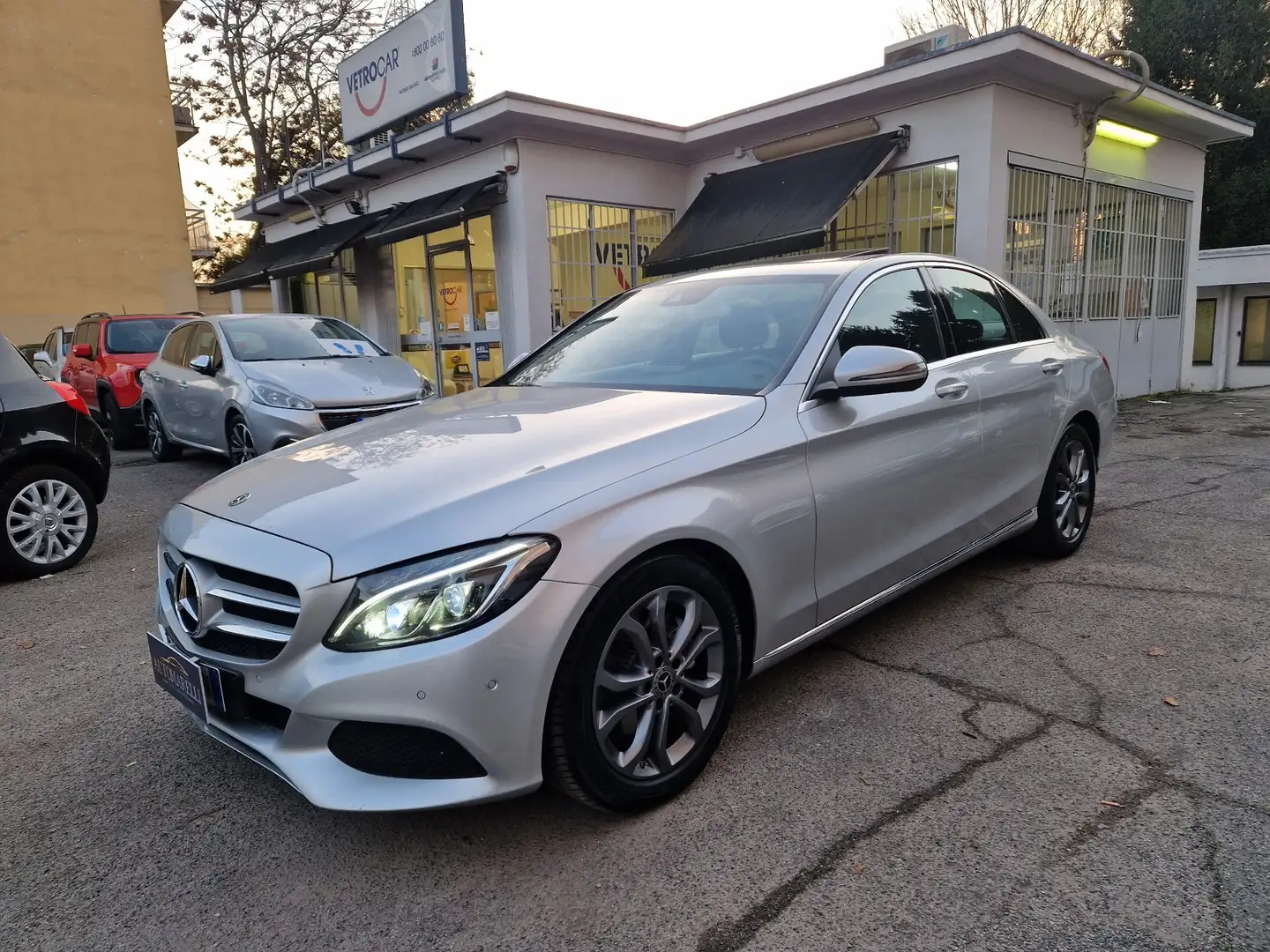Mercedes-Benz C 200 d (bt) Sport Plus  auto *TETTUCCIO APRILE * Grigio - 1