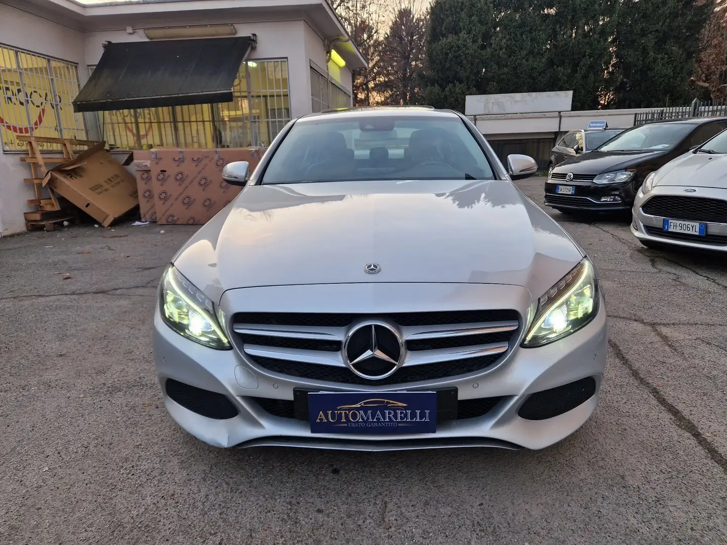 Mercedes-Benz C 200 d (bt) Sport Plus  auto *TETTUCCIO APRILE * Grigio - 2