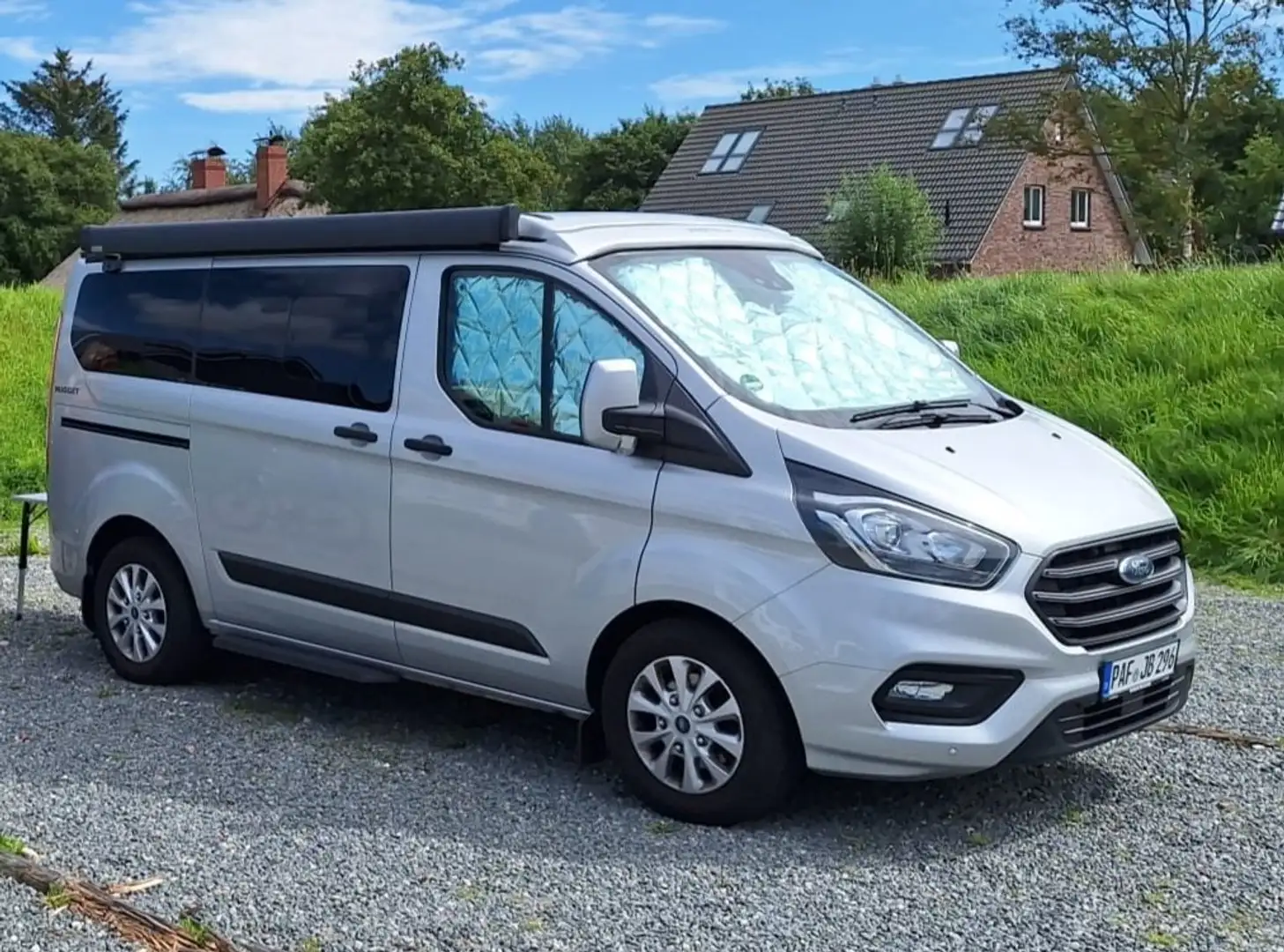 Ford Transit Custom Transit Custom 320 L1H2 VA Nugget Zilver - 1