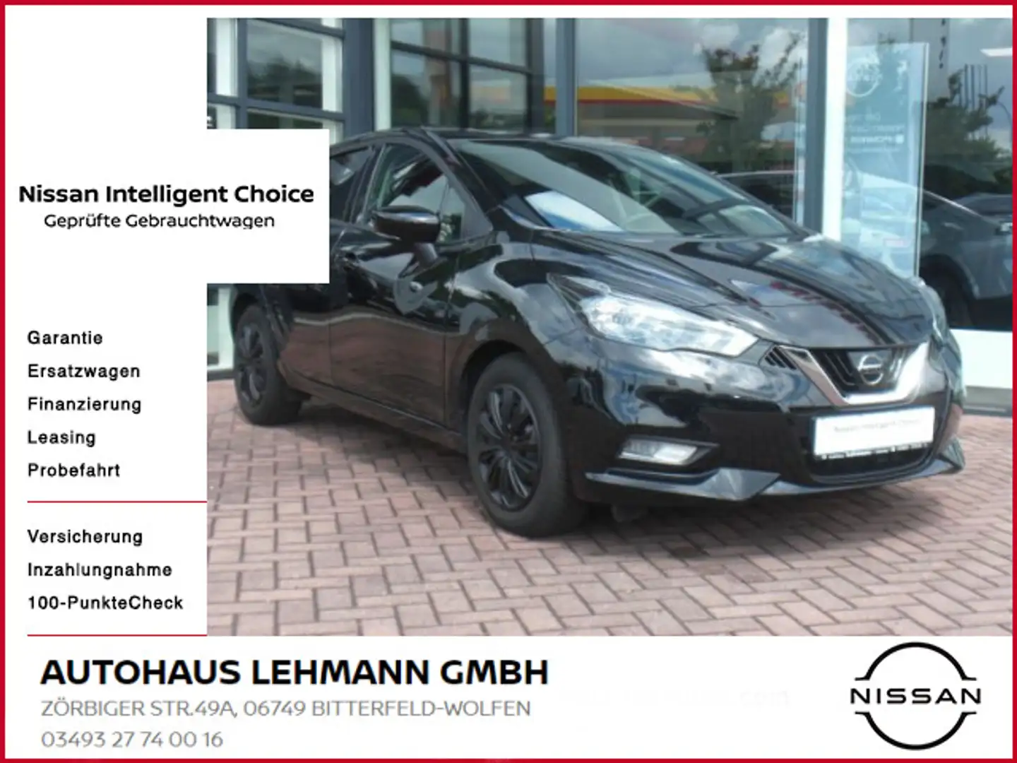 Nissan Micra 1.0 IG-T N-Way SHZ PDC Schwarz - 1