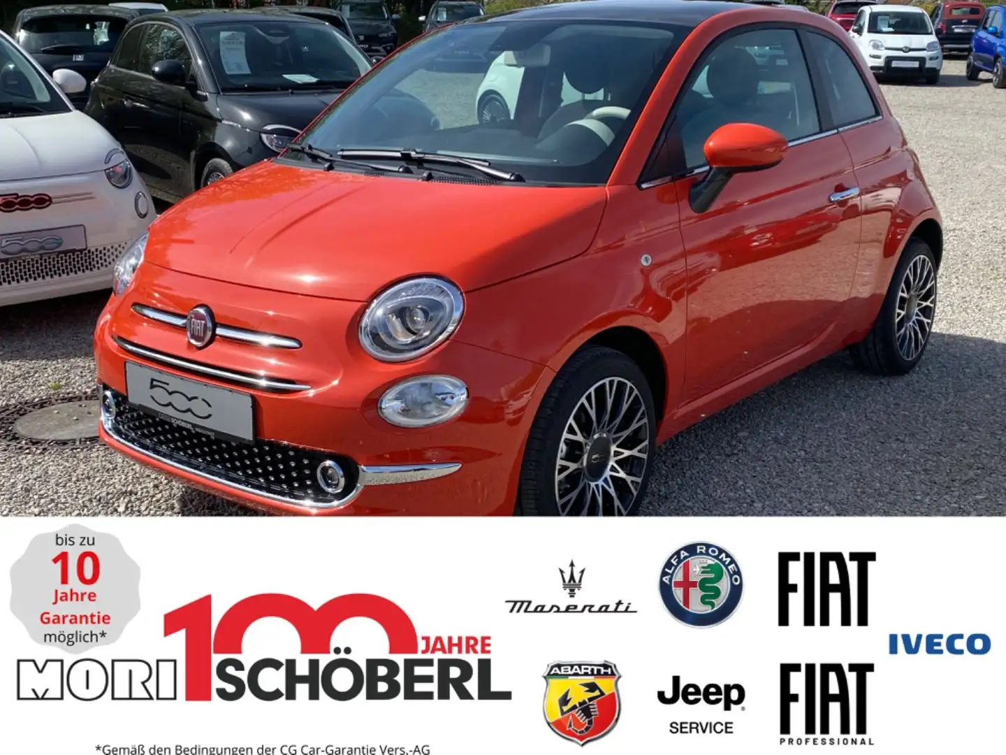 Fiat 500 MY23 1.0 GSE Hybrid DOLCEVITA 51 kW Arancione - 1