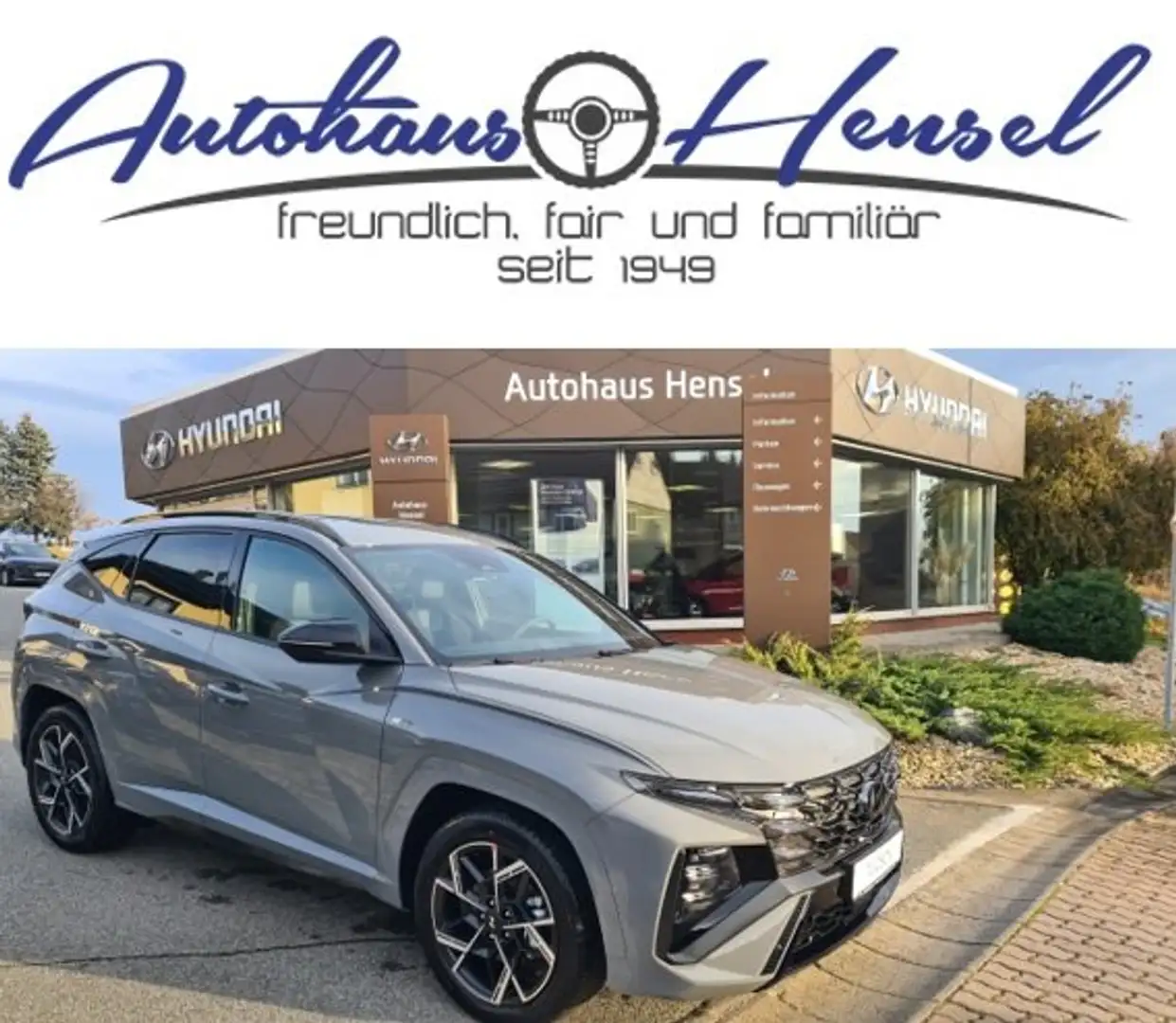 Hyundai TUCSON 1.6 T-GDi DCT 4WD N-Line BLACKWEEK&HYUKundenaktion Grau - 1