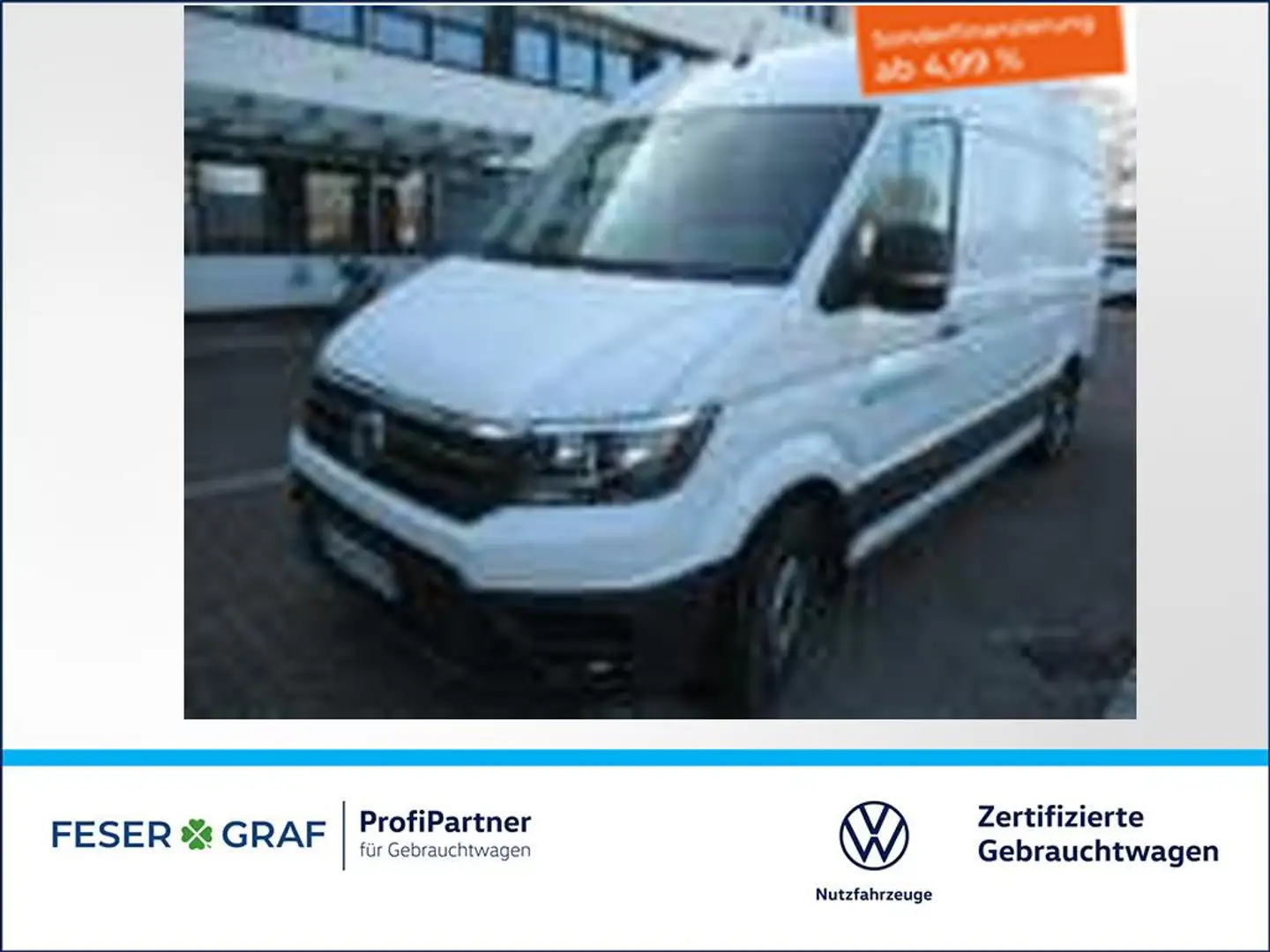Volkswagen Crafter 2.0TDI Kasten MR Hochdach Luft-Standheizung Blanc - 1