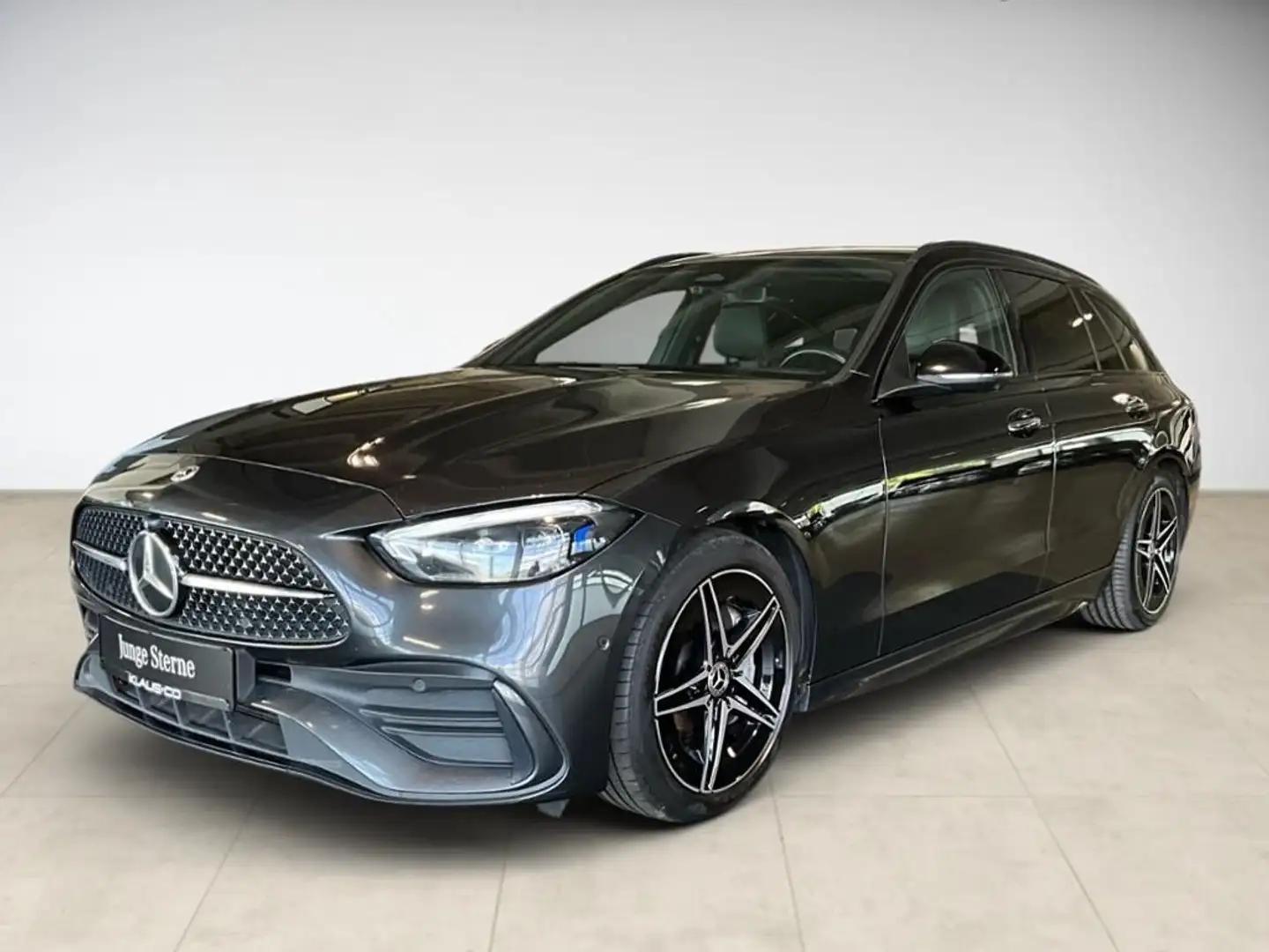 Mercedes-Benz C 300 d AMG T-Modell Pano HUD Night SpurW Sport Gris - 1