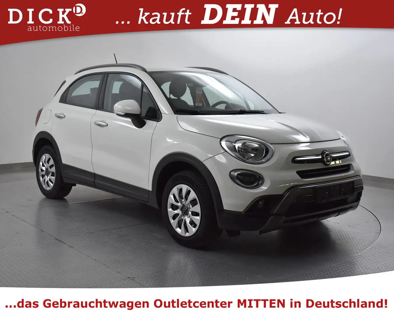 Fiat 500X 1.3 Cross Aut. LEDER+PDC+MFL+TEMP+APPLE+DAB Weiß - 1