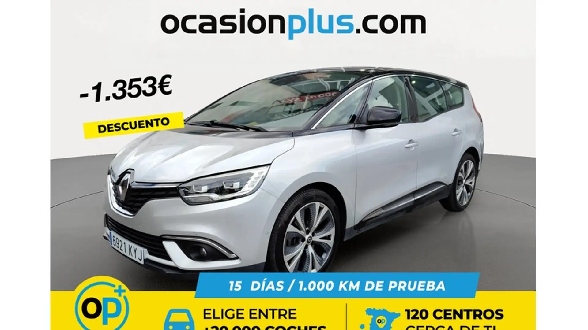 Renault Grand Scenic 1.3 TCe GPF S&S Zen 103kW Gris - 1