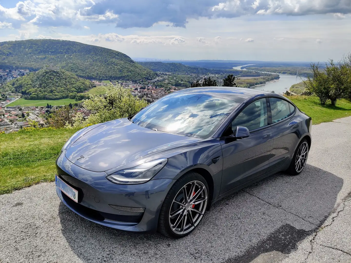 Tesla Model 3 Performance AWD 82 kWh Grau - 1