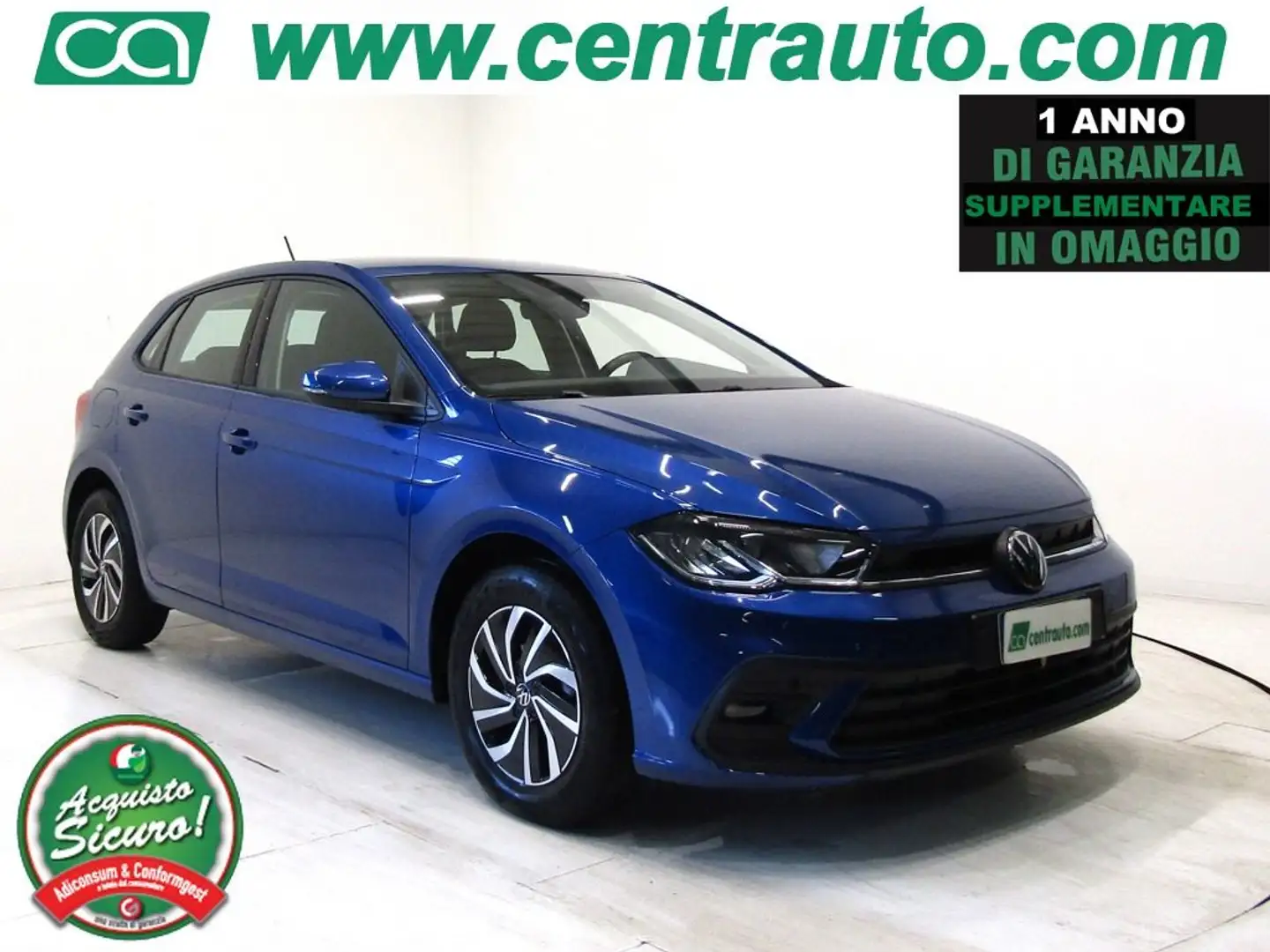 Volkswagen Polo 1.0 TSI Life Manuale 5p * OK NEOPATENTATI * Bleu - 1