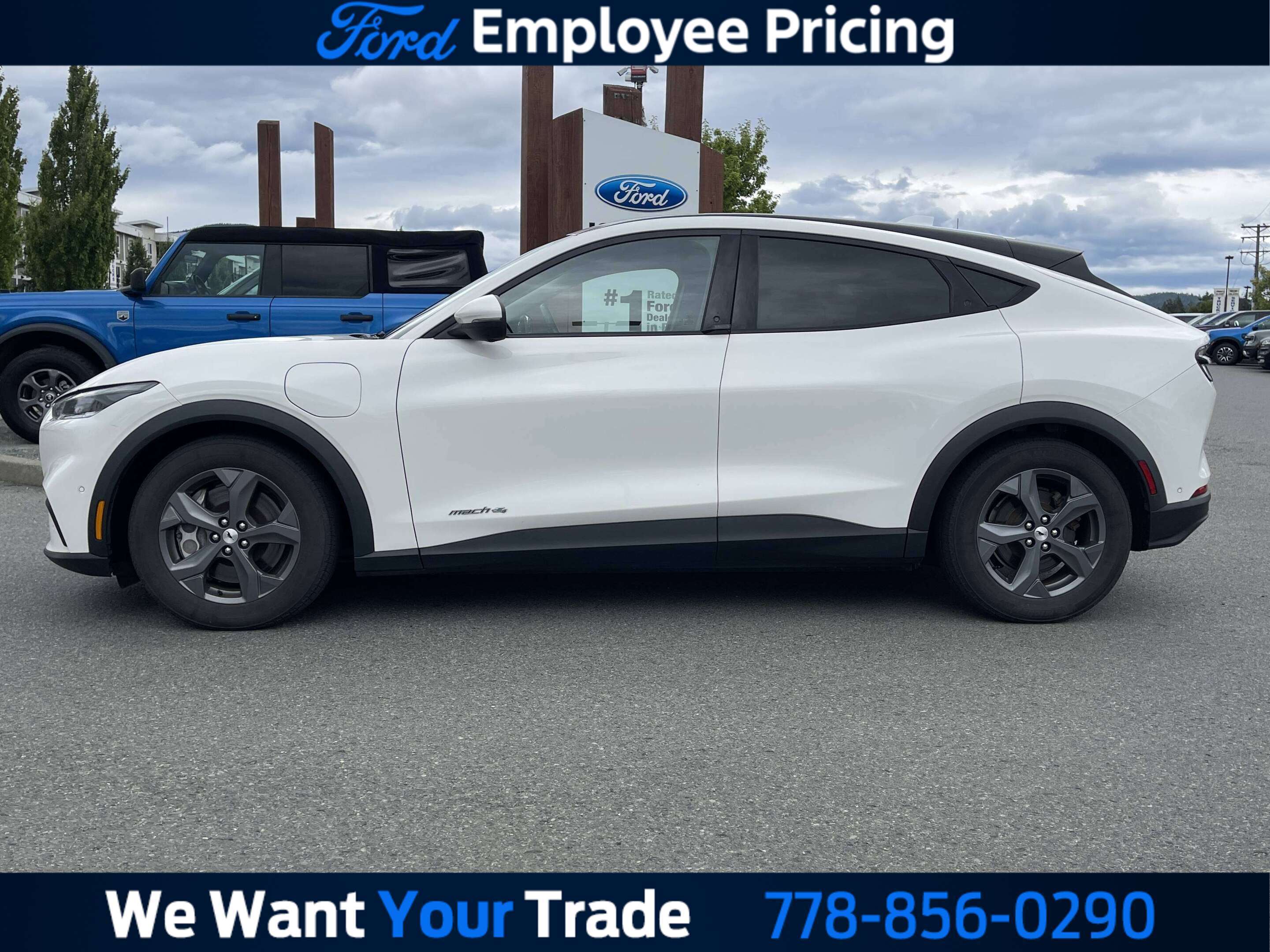 White 2021 Ford Mustang Mach-E SUV / Crossover All-Wheel Drive Automatic