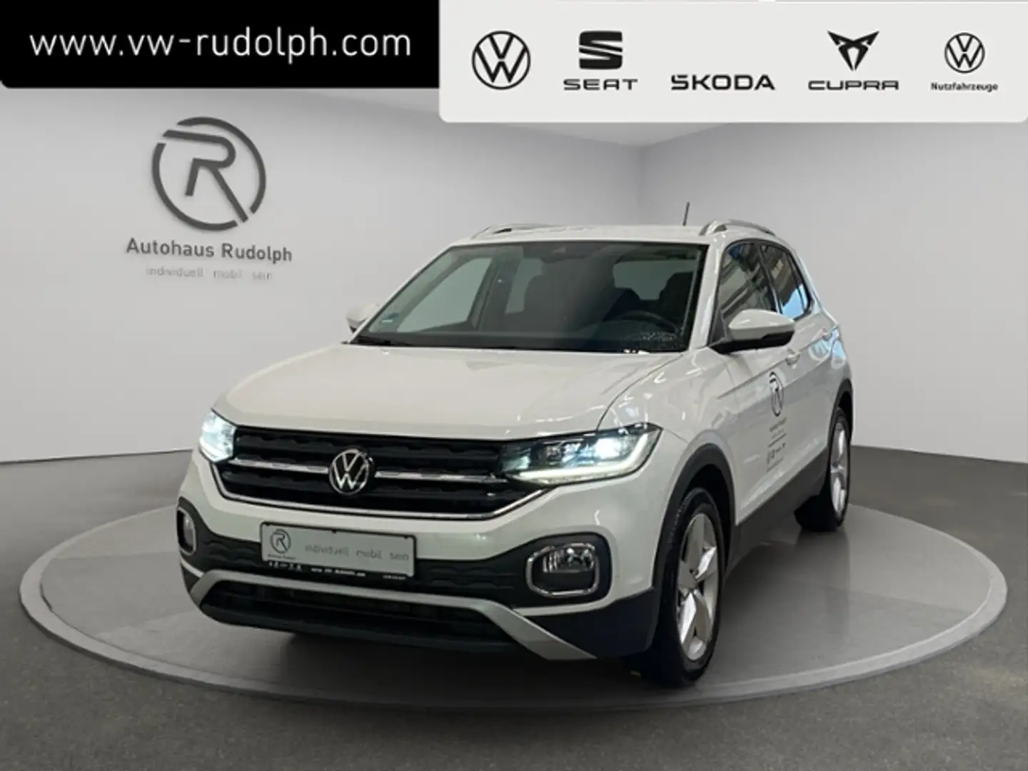 Volkswagen T-Cross 1.0 TSI DSG Style / Navi LED ACC RFK Weiß - 1