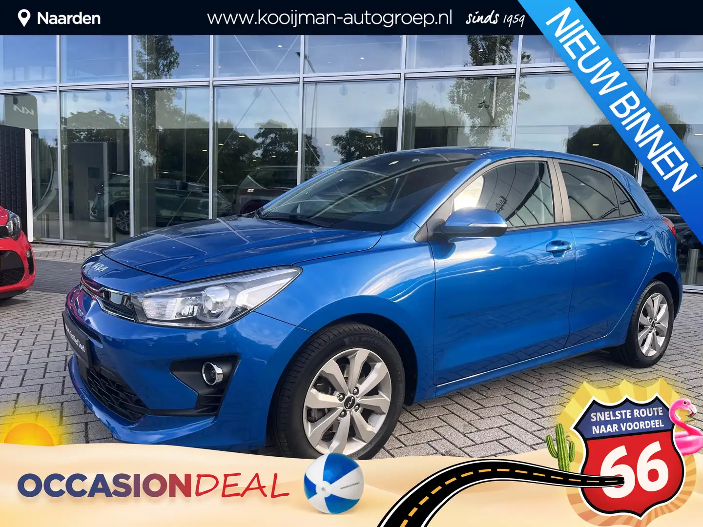 Kia Rio 1.0 T-GDi MHEV DynamicPlusLine Bleu - 1