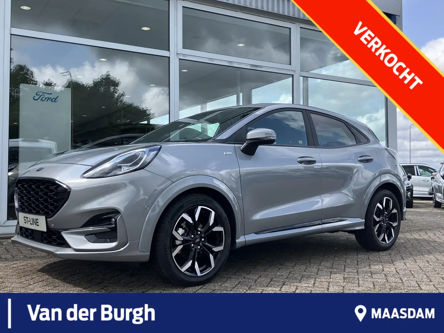Ford Puma ST-Line X 1.0 ECOboost Hybrid 155pk PowerShift aut Grijs - 1