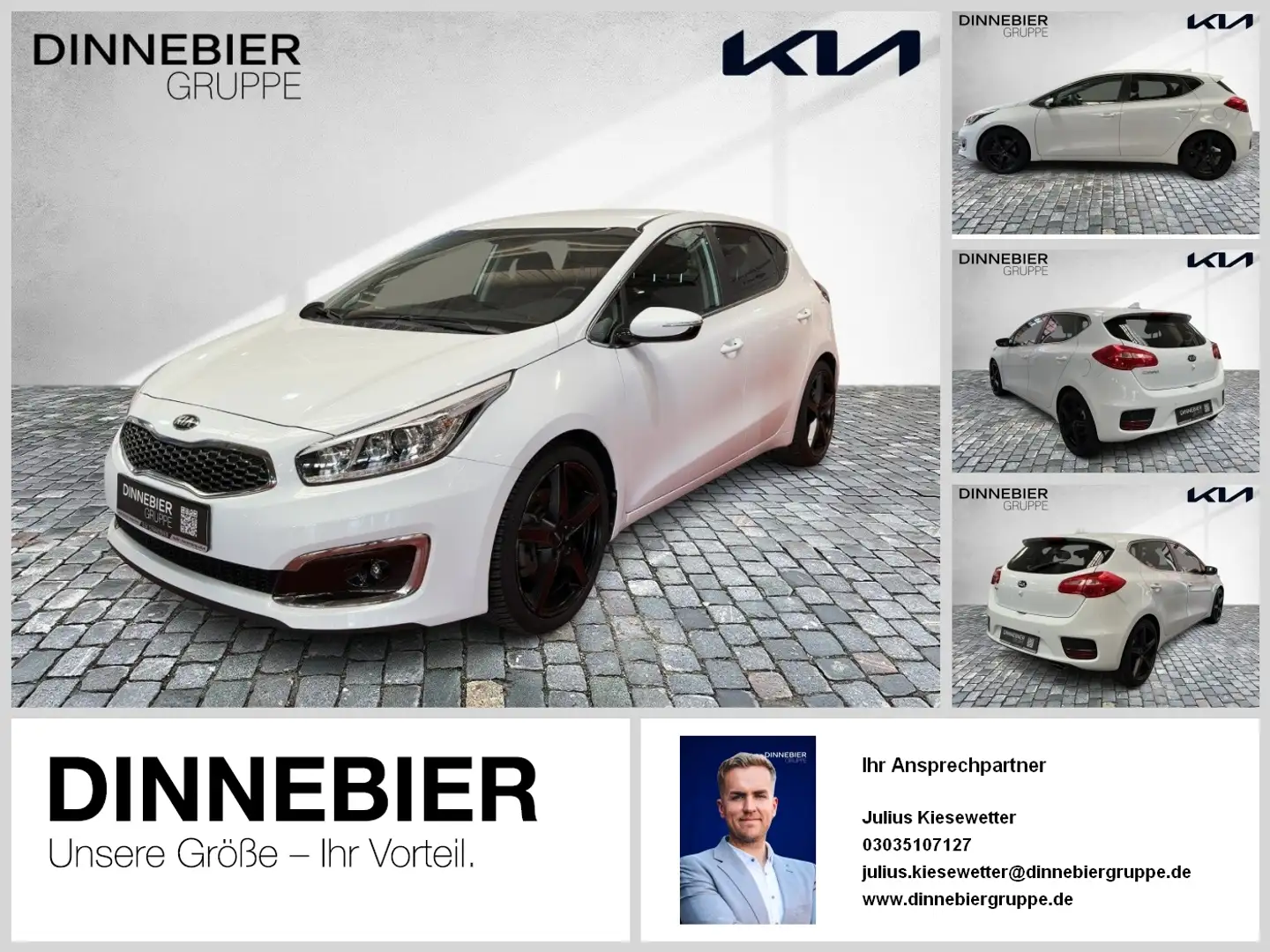 Kia Ceed / cee'd CEED Spirit Cam+Navi+PDC+KlimaAuto+ SHZ Vorn - 1