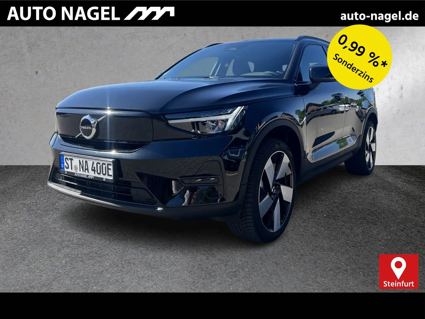 Volvo XC40 XC40 Recharge Extended Range Plus |20"|CONNECT| Schwarz - 1