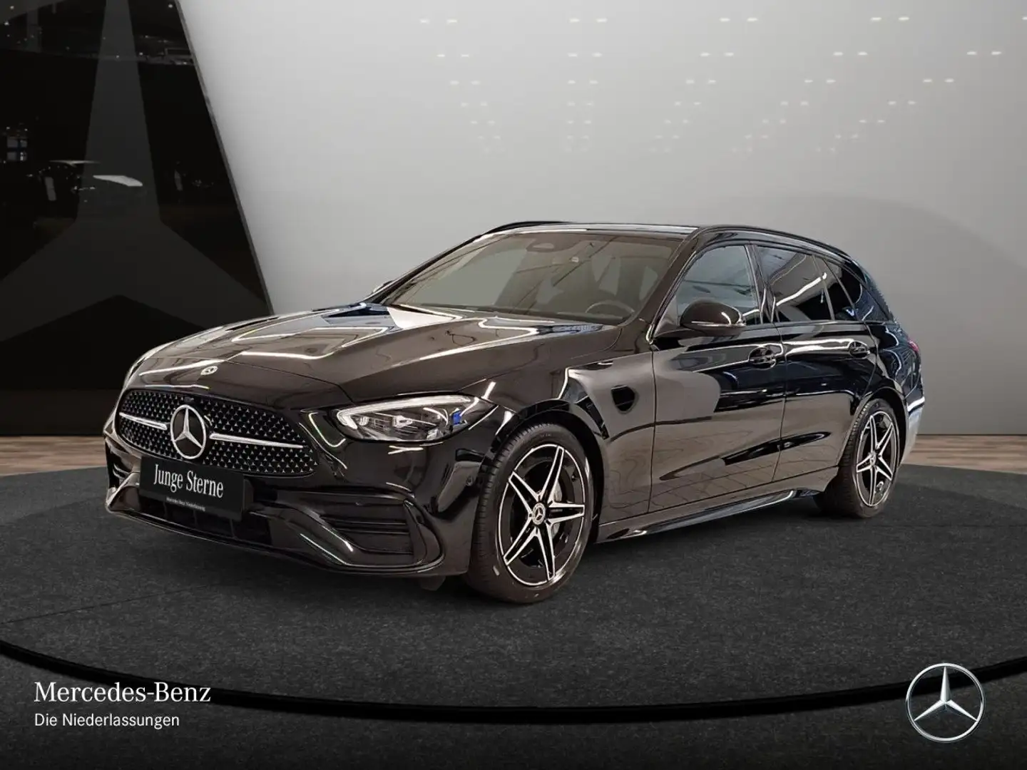 Mercedes-Benz C 220 d T AMG+NIGHT+KAMERA+TOTW+KEYLESS+9G Zwart - 2