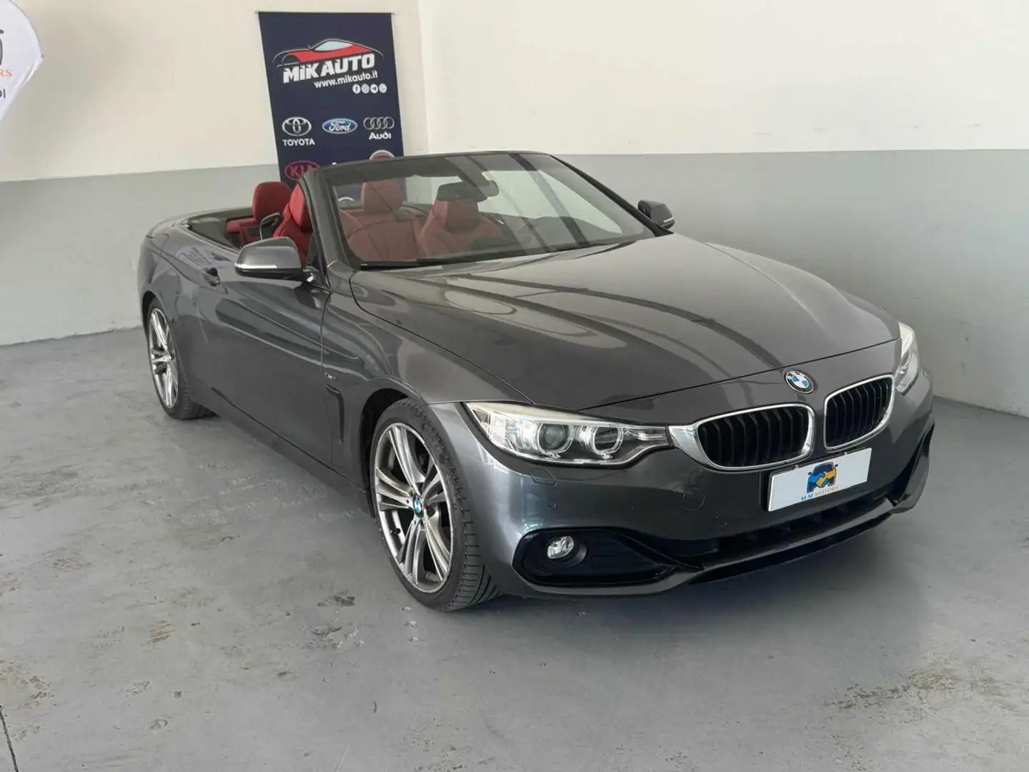 BMW 420 d Cabrio Sport EURO 6 Grigio - 2