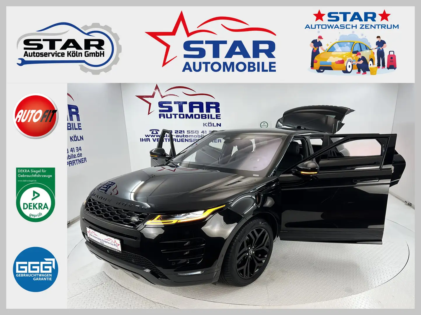 Land Rover Range Rover Evoque Range Rover Evoque D200 R-Dynamic SE AWD Automatik Noir - 1