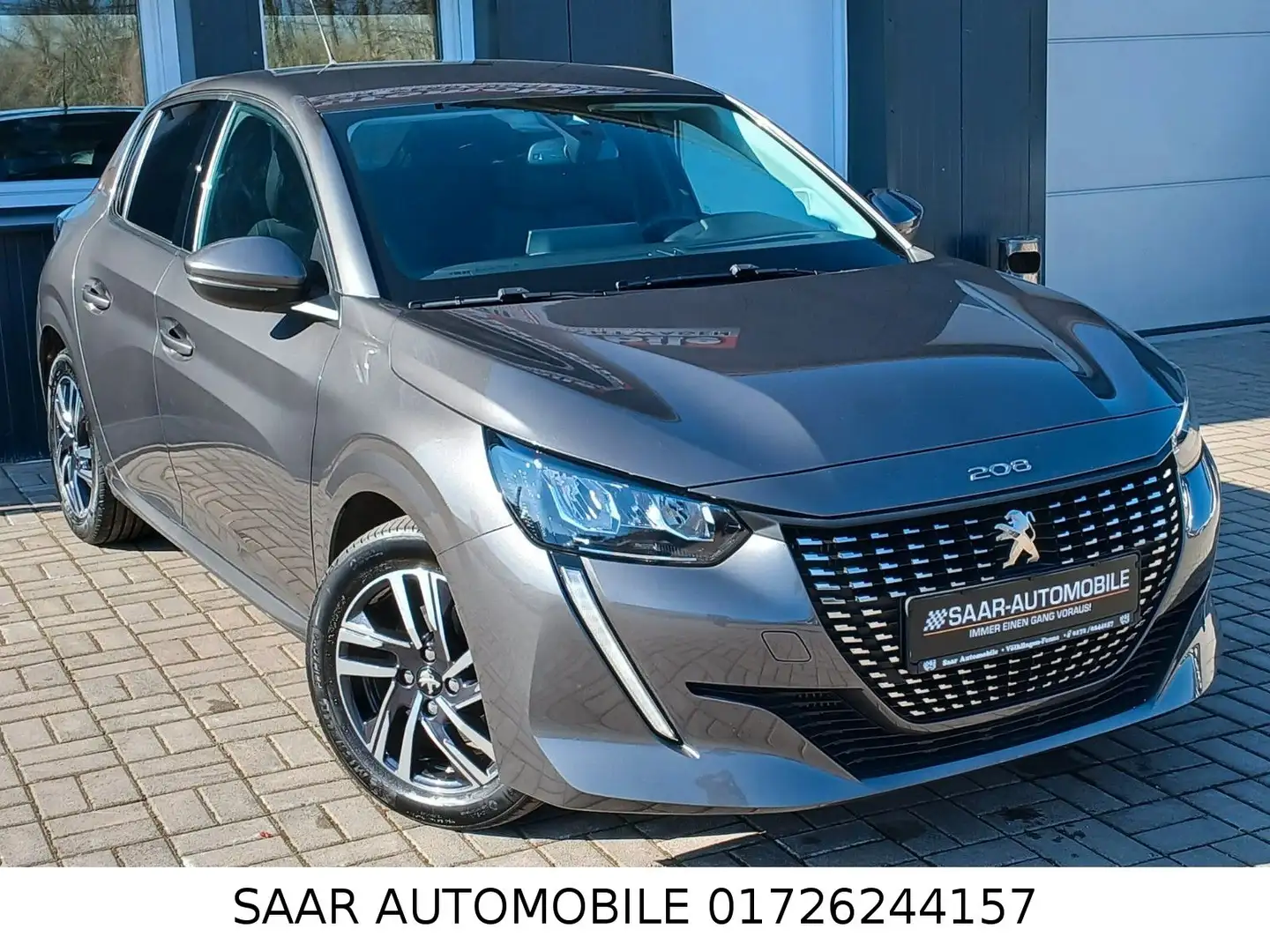 Peugeot 208 Allure/NAVI/LED/LEDER/EURO6 Grau - 2