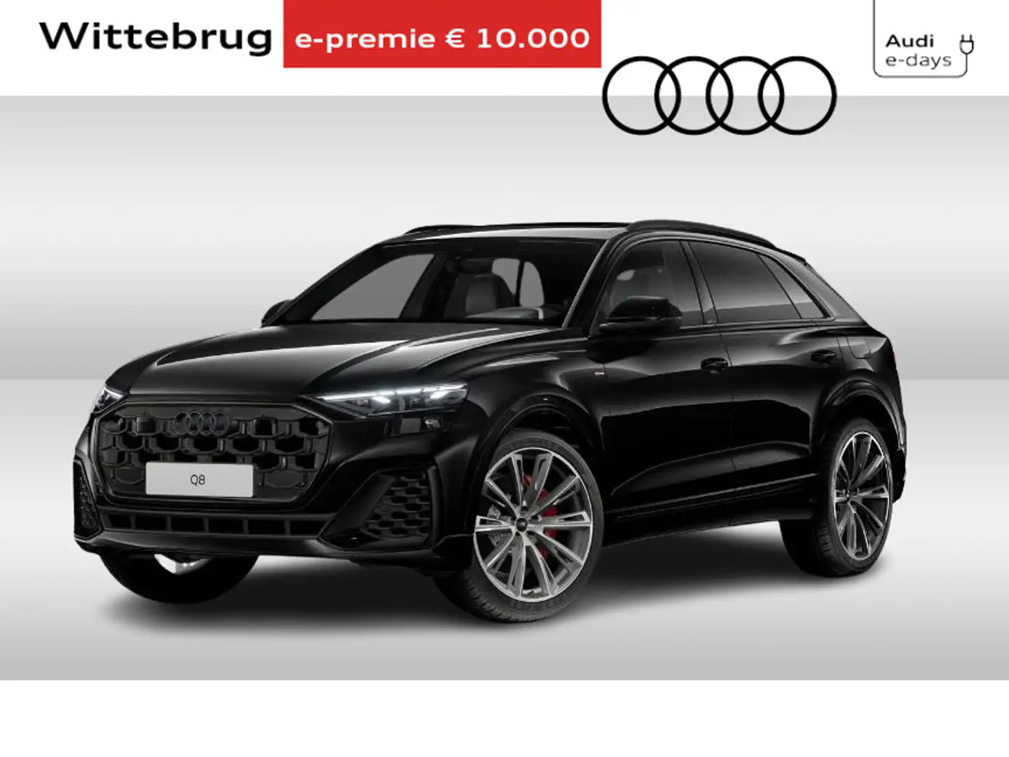 Audi Q8 60 TFSI e 490pk tiptronic quattro Pro Line S Compe Zwart - 1