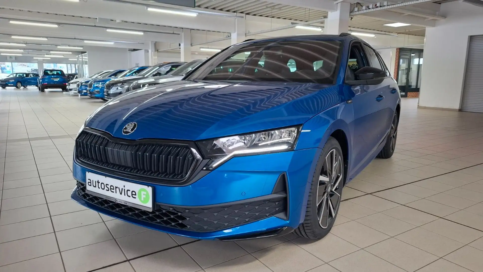 Skoda Octavia Combi 1.5 TSI Sportline Winter Fahr-ass. Blau - 1