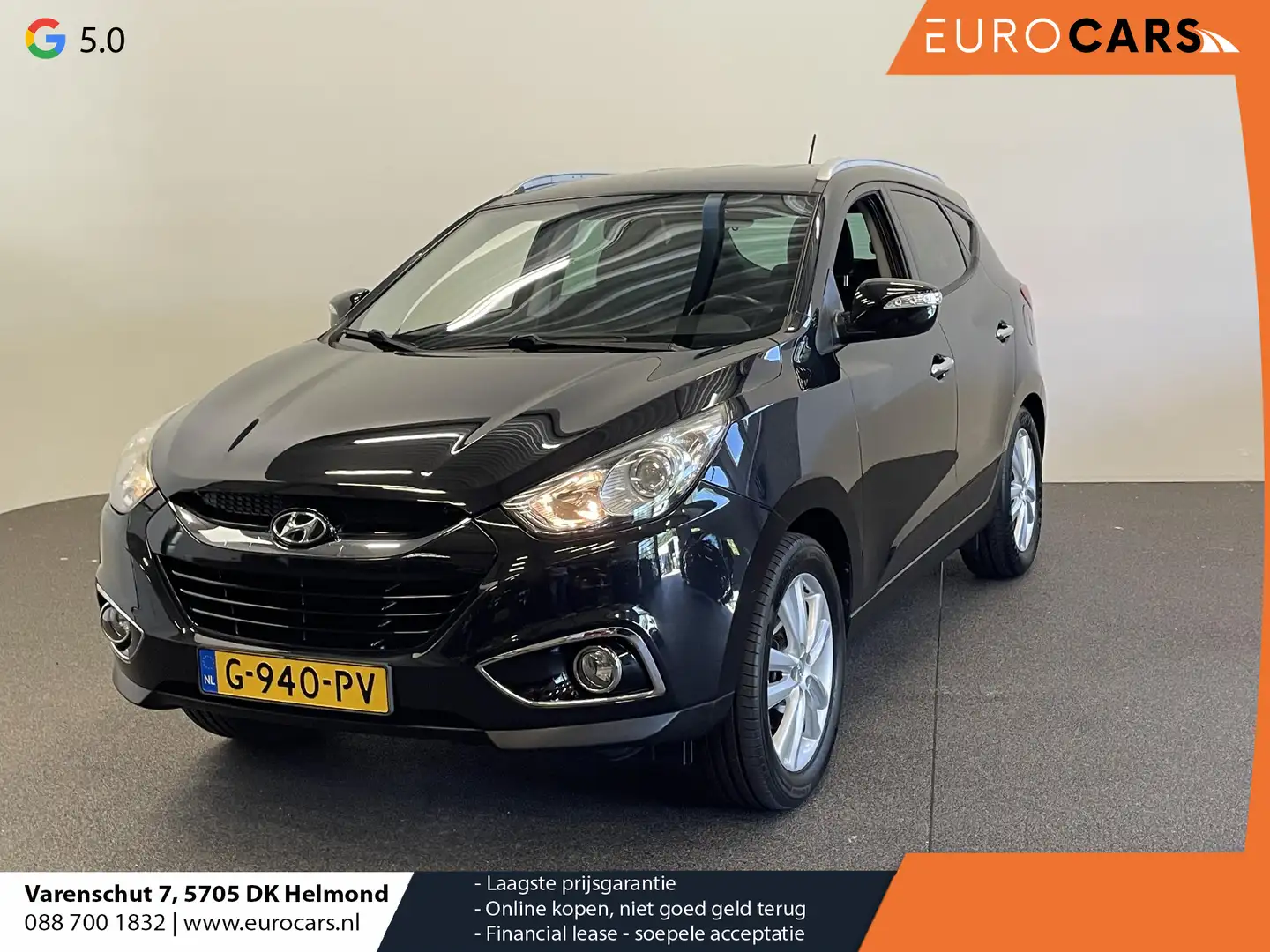 Hyundai iX35 2.0i i-Catcher Navigatie Camera Cruise Stoelverwar Zwart - 1