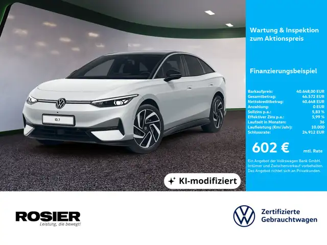 Volkswagen ID.7 Pro 82kWh ACC HUD MATRIX LED 360° NAVI
