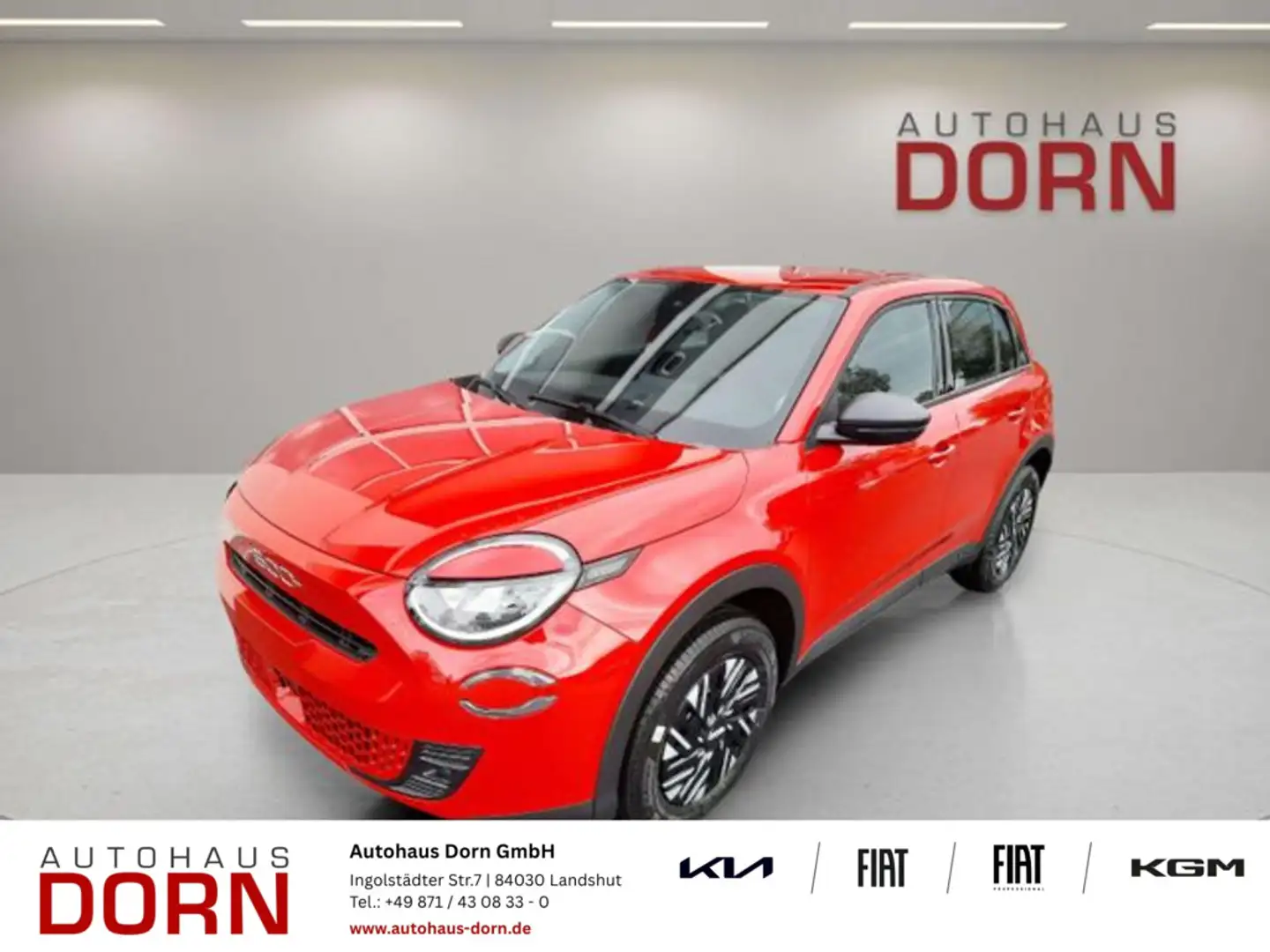 Fiat 600 Hybrid 125-Jahre-Edition 1.2 DCT Sitzheizung Rot - 1